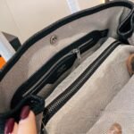 Hermes Garden Party Bag Patterned Strap In Black 30cm - Image 5