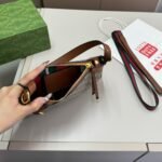 Gucci GG Emblem Super Mini Shoulder Bag Brown 24cm 820696 FAD6L 9758 - Image 4