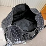 Louis Vuitton Keepall Bandouliere 50 Monogram Black And Silver 50cm M43412 - Image 5