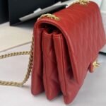 Chanel Small Pillow Crush Flap Bag Red 25cm - Image 6