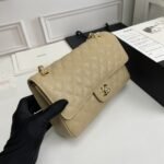 Chanel Classic Double Flap Bag Beige 25cm - Image 2