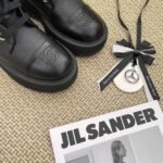 Chanel CC Lace Up Boots Black - Image 7