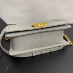 Chanel Medium Boy Bag Light Gray 25cm - Image 6