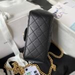 Chanel 23S Mini Flap Bag Camellia Black 18cm - Image 4