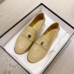 Chanel 20B Quilted Boy Lego Loafers Beige - Image 4