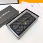 Perfect Match: Chanel Grand Shopping Tote Black 33cm X Chanel Classic Long Flap Wallet Black 19cm - Image 7
