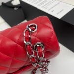 Chanel Classic Double Flap Bag Red 25cm - Image 5