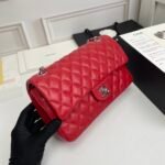 Chanel Classic Double Flap Bag Red 25cm - Image 3
