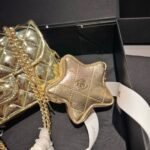 Chanel Mini Flap Bag Star Coin Purse Yellow Gold 24cm AS4646 B14873 NT671 - Image 3