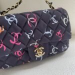 Chanel Classic Handbag Black 20cm A01112 B16230 NX049 - Image 3