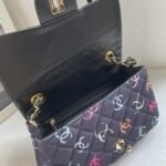 Chanel Classic Handbag Black 20cm A01112 B16230 NX049 - Image 4