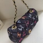 Chanel Classic Handbag Black 20cm A01112 B16230 NX049 - Image 7