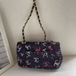 Chanel Classic Handbag Black 20cm A01112 B16230 NX049 - Image 9