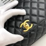Chanel Coco Top Handle Flap Bag Black 26cm - Image 2