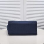 Chanel Deauville Shopping Tote Dark Blue 39cm - Image 5