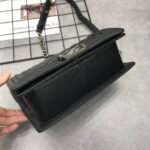 Chanel Boy Medium Handbag Calfskin Black 25cm A67086 Y09953 94305 - Image 5