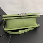 Chanel Boy Medium Handbag Metal Olive 25cm - Image 7