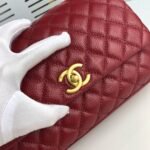 Chanel Coco Top Handle Flap Bag Garnet Red 26cm - Image 5