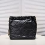 Chanel 22 Handbag Black 30cm AS3260 B08037 94305 - Image 4