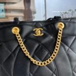 Chanel CC Caviar Shopping Bag Black 37cm - Image 7