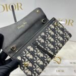 Dior Saddle Long Wallet with Chain Blue 19cm S5614CTZQ M928 - Image 5