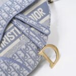 Dior Saddle Bag Dior Oblique Jacquard Grey 25cm - Image 6