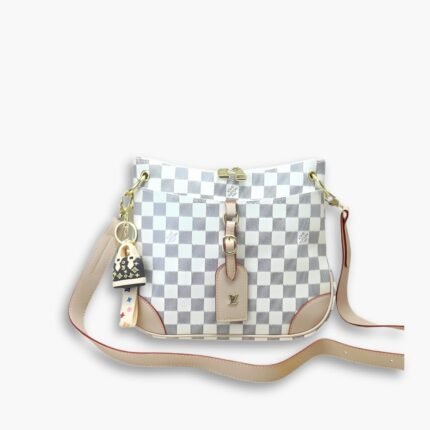 Louis Vuitton Odéon Shoulder Bag Damier Azur 26 cm