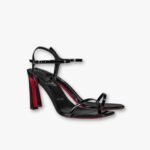 Christian Louboutin Condora Sandal 85 Black Patent