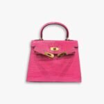 Hermès Kelly 25 Alligator Pink 25Cm
