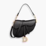 Dior Saddle Bag Grained Calfskin Black 25cm M0455CBAA M900