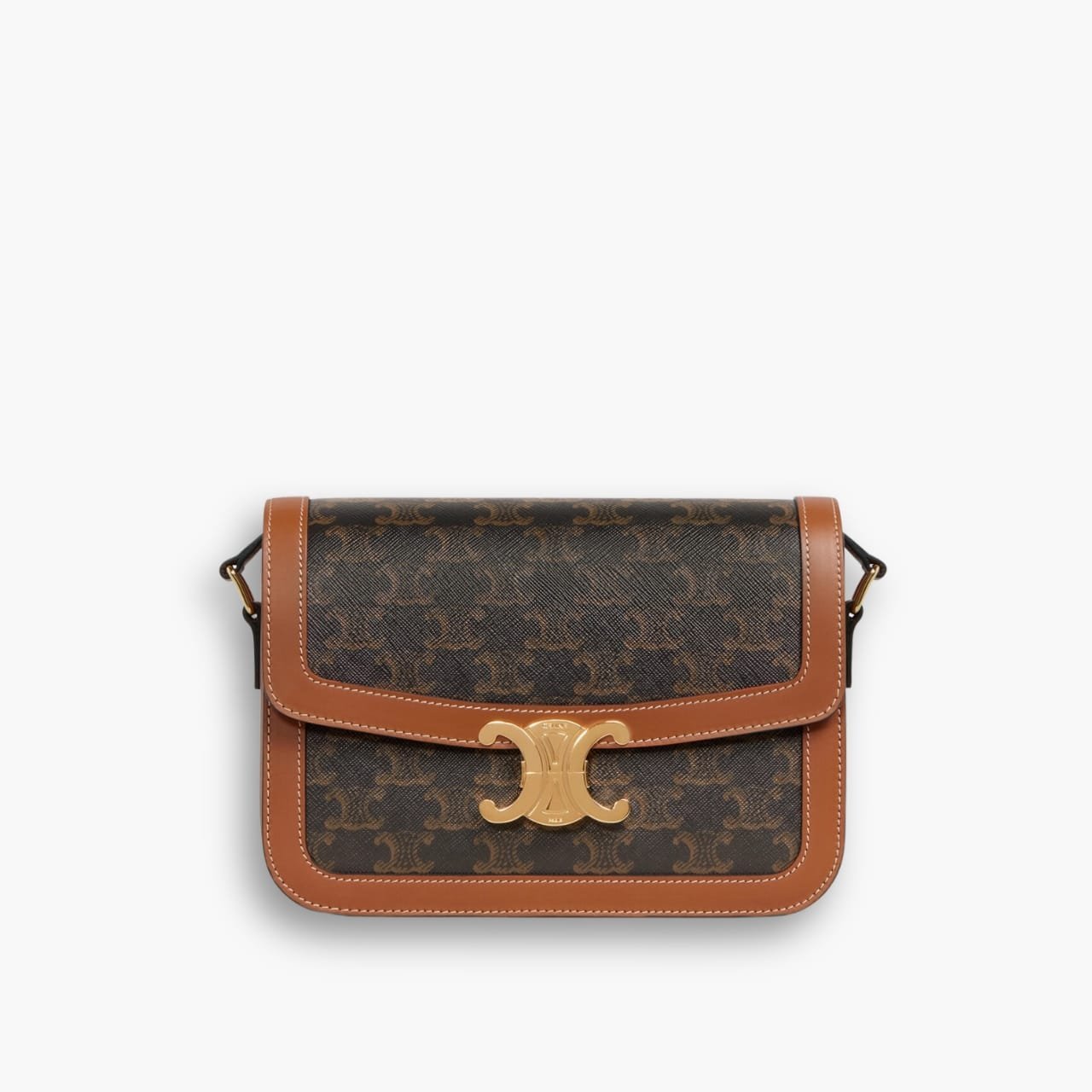 ELG_CLB1005.jpg Celine Classique Triomphe Bag in Triomphe Canvas 22cm 191242BZ404LU - Image 1
