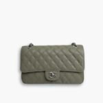 Chanel Classic Double Flap Bag Moss Green 25cm