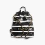 Chanel 22 Backpack Black And White 35cm AS3859 B16NY07735
