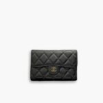 Chanel Classic Card Holder Black 15cm AP0214 Y01295 C3906