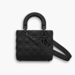 Dior Small Lady Dior My Abcdior Bag Ultramatte Black 20cm M0538SLOI M989