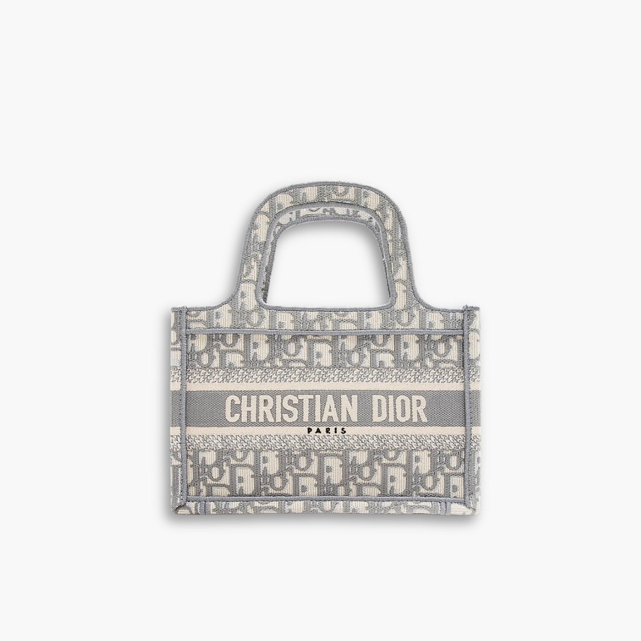 ELG_DRB1018-11.jpg Dior Mini Book Tote Gray 22cm S5475ZRIW M932 - Image 1