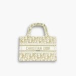 Dior Mini Book Tote Gold Tone 22cm