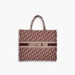 Dior Large Book Tote Burgundy 42cm