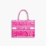 Dior Medium Book Tote Fluorescent Pink 36cm