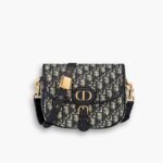 Dior Bobby Medium Bag Blue Oblique Jacquard 22cm M9319UTZQ M928