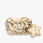 Chanel Mini Flap Bag Star Coin Purse Yellow Gold 24cm AS4646 B14873 NT671