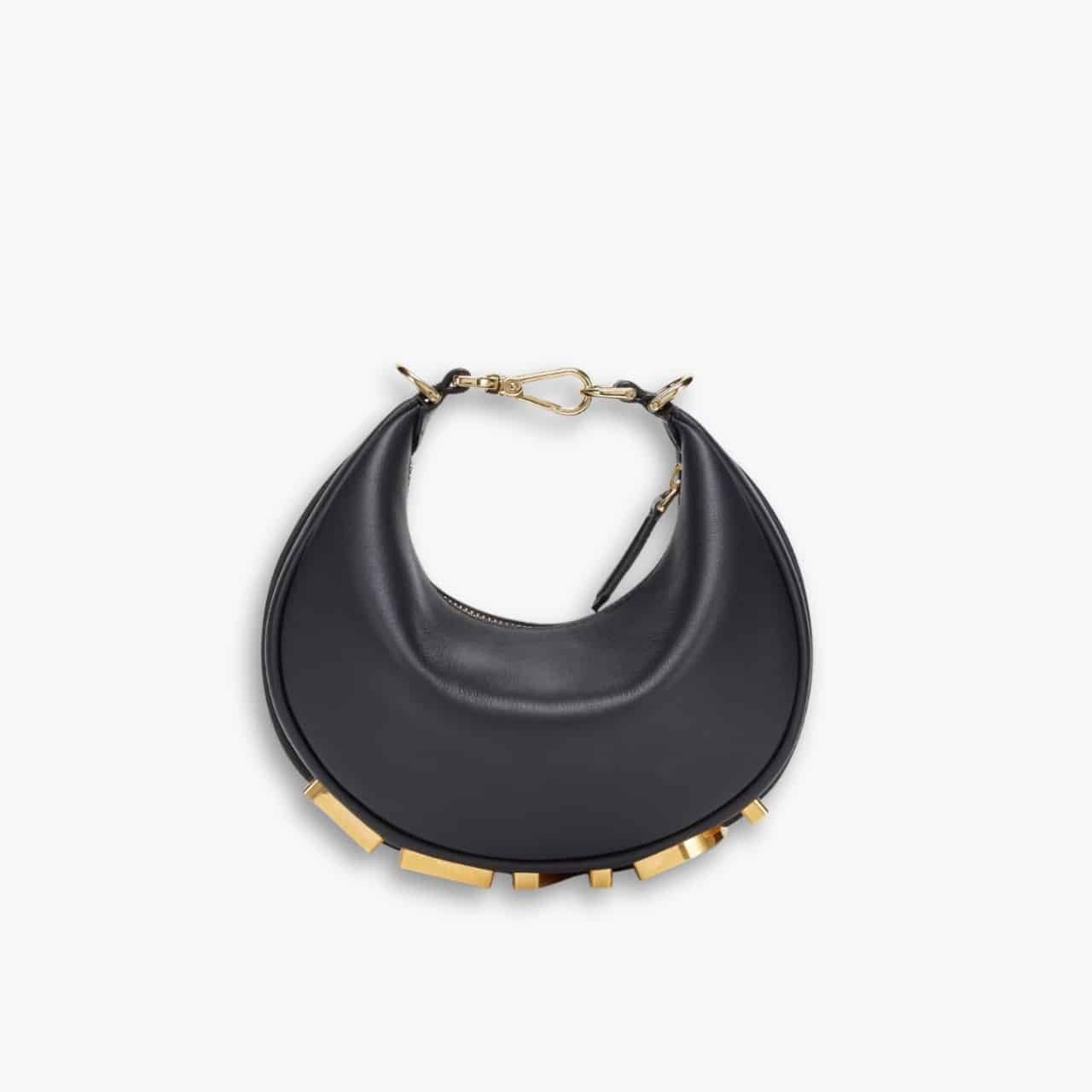 ELG_FDB1041-1.jpg Fendi Fendigraphy Bag Black 15cm 7AS089A5DYF1HEJ - Image 1