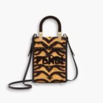Fendi Sunshine Mini Bag Black Yellow 18cm 8BS051AJ7PF1GEU