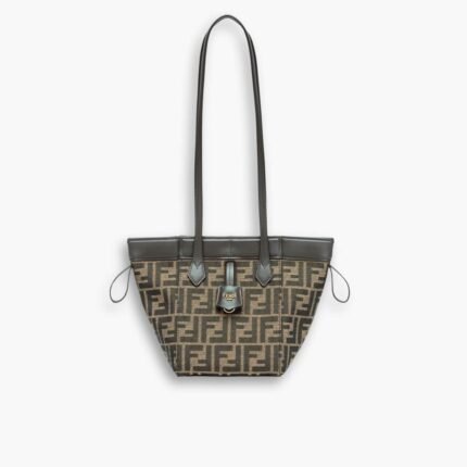 Fendi Origami Mini Bag Brown 19cm 8BS083AFPMF1GL7
