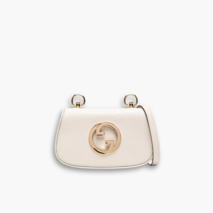 Gucci Blondie Mini Shoulder Bag White 21cm 698643 UXXAG 9161