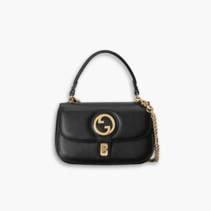 Gucci Blondie Top Handle Black 23cm 735101 UXX0G 1000
