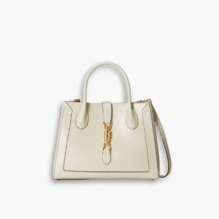 Gucci Jackie 1961 Medium Tote Bag White 30 cm 649016 0YK0G 9022