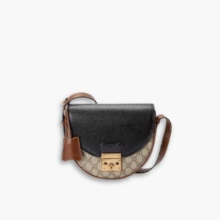 Gucci Padlock ‎Bag 22cm Black Brown 644524 HUHJG 9785