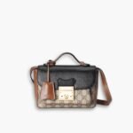 Gucci Padlock ‎Bag 21cm Black Brown 658487 2ZGAG 9785