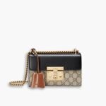 Gucci Padlock ‎Bag 20cm Black Brown 409487 KLQJG 9785